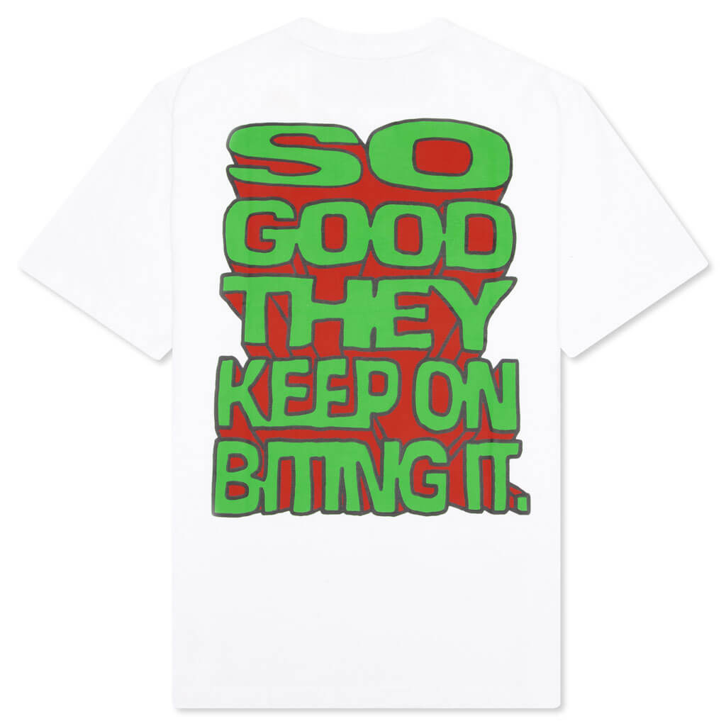 Chinatown Smiley Local Produce Apple Tee - White