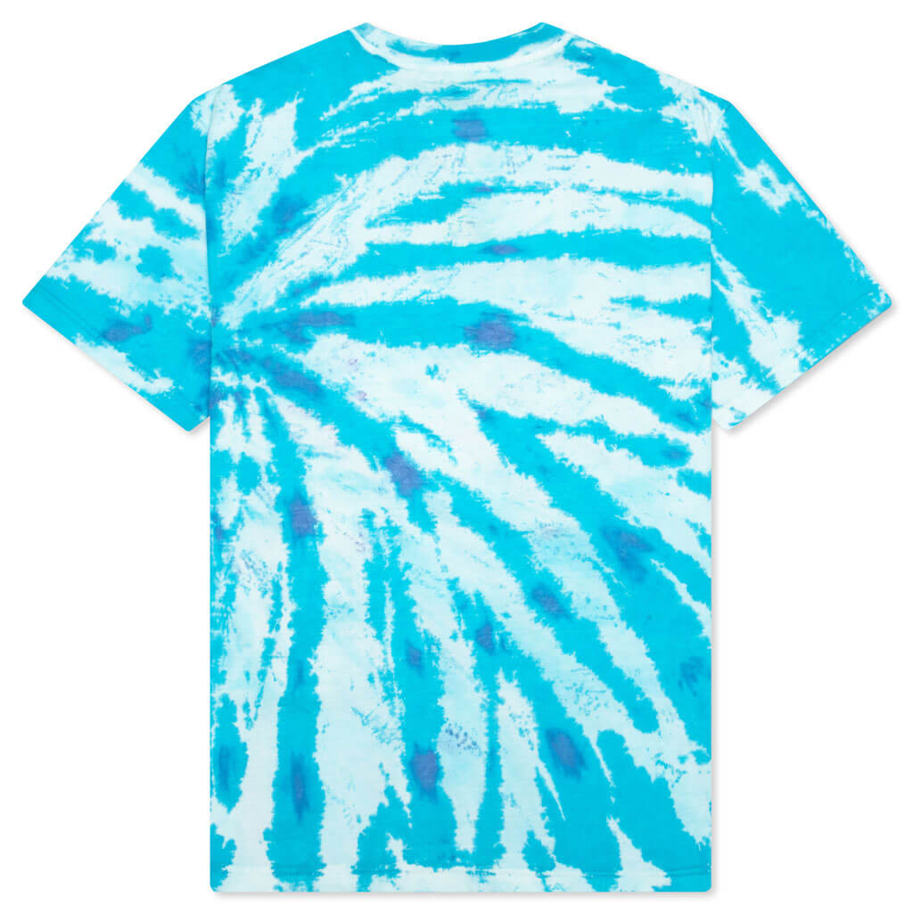 Chinatown Smiley Sketch Basketball Bear Tee - Tie Dye