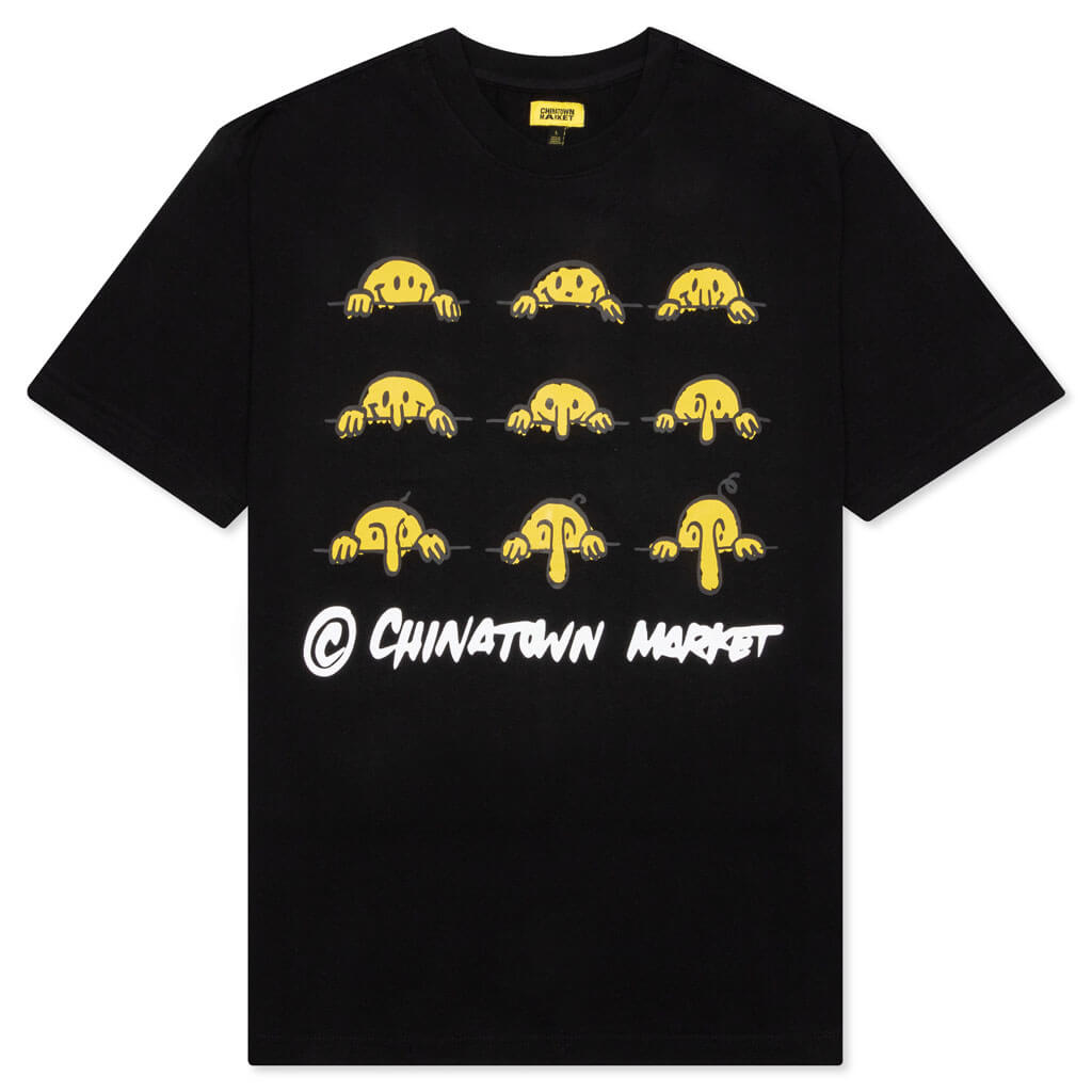 Chinatown Smiley Wuz Here Tee - Black