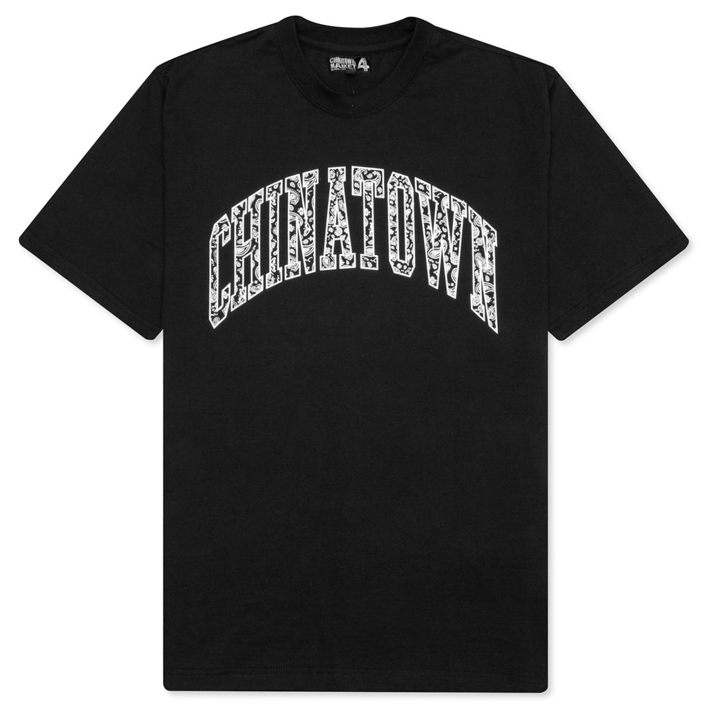 Chinatown x YG Paisley Arc Tee - Black