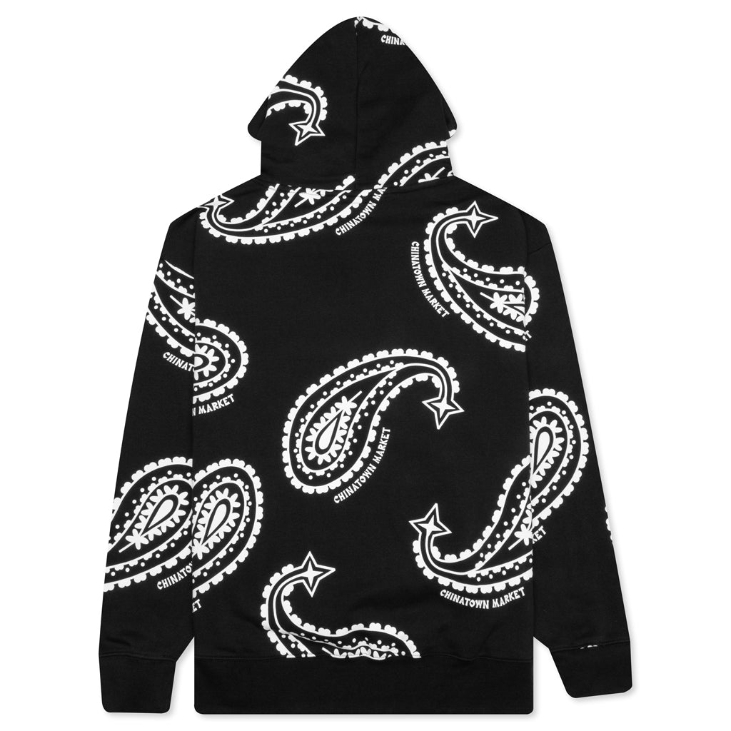 Chinatown x YG Paisley Hoodie - Black