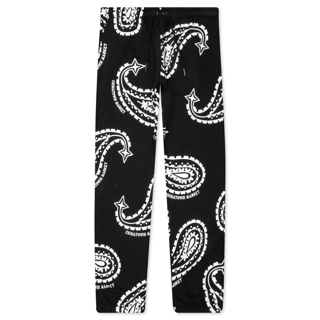 Chinatown x YG Paisley Sweatpants - Black
