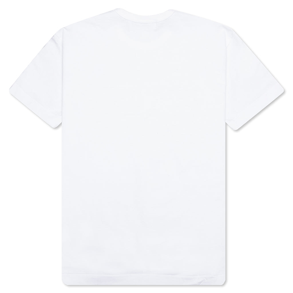 Comme Des Garcons PLAY Little Black Heart T-Shirt - White