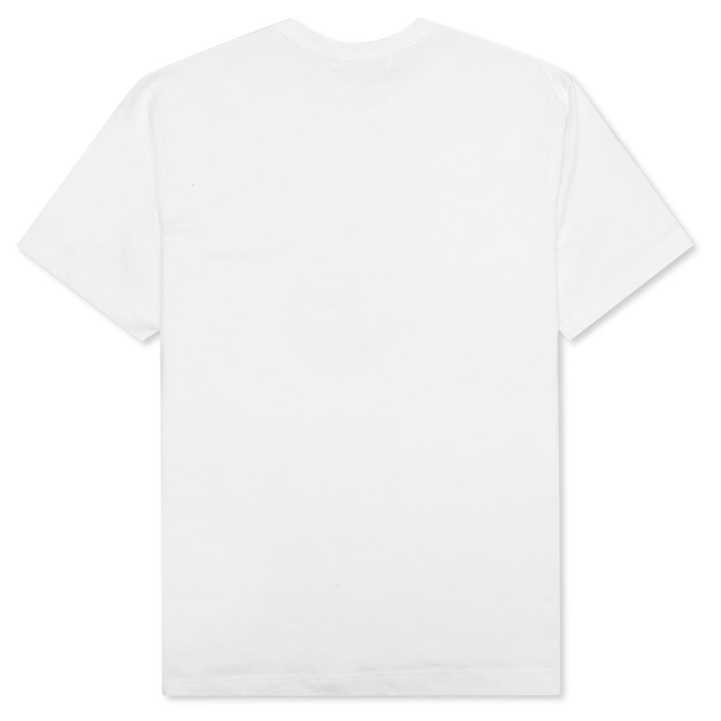 Comme Des Garcons SHIRT Logo S/S Tee - White