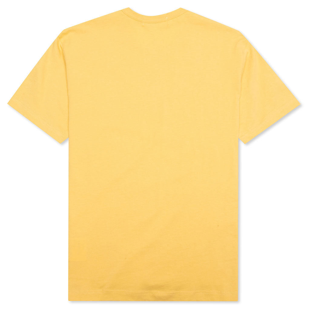 Comme Des Garcons SHIRT Logo S/S Tee - Yellow