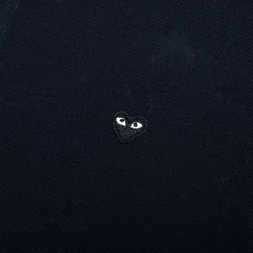 Little Black Heart Polo Shirt - Navy