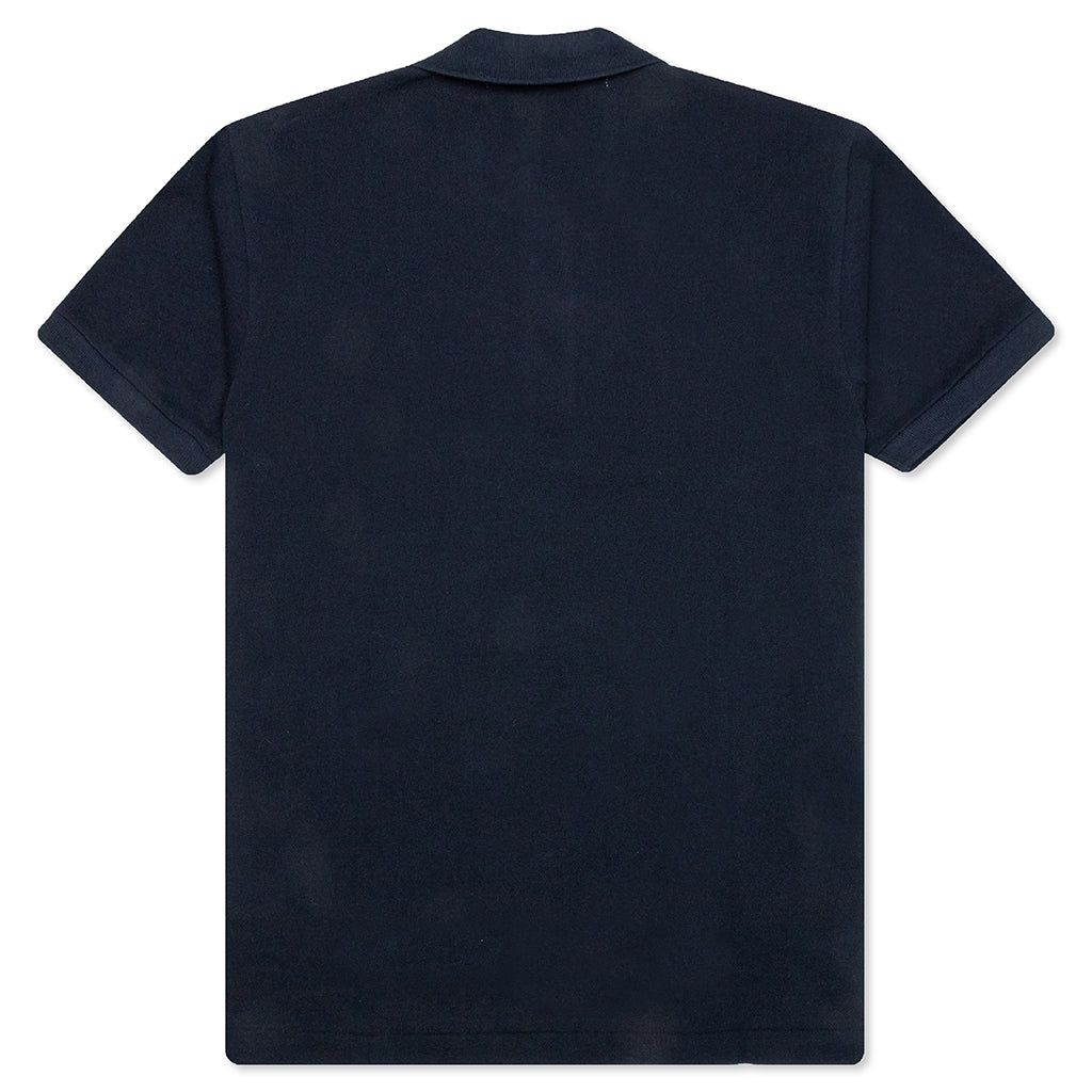 Little Red Heart Polo Shirt - Navy
