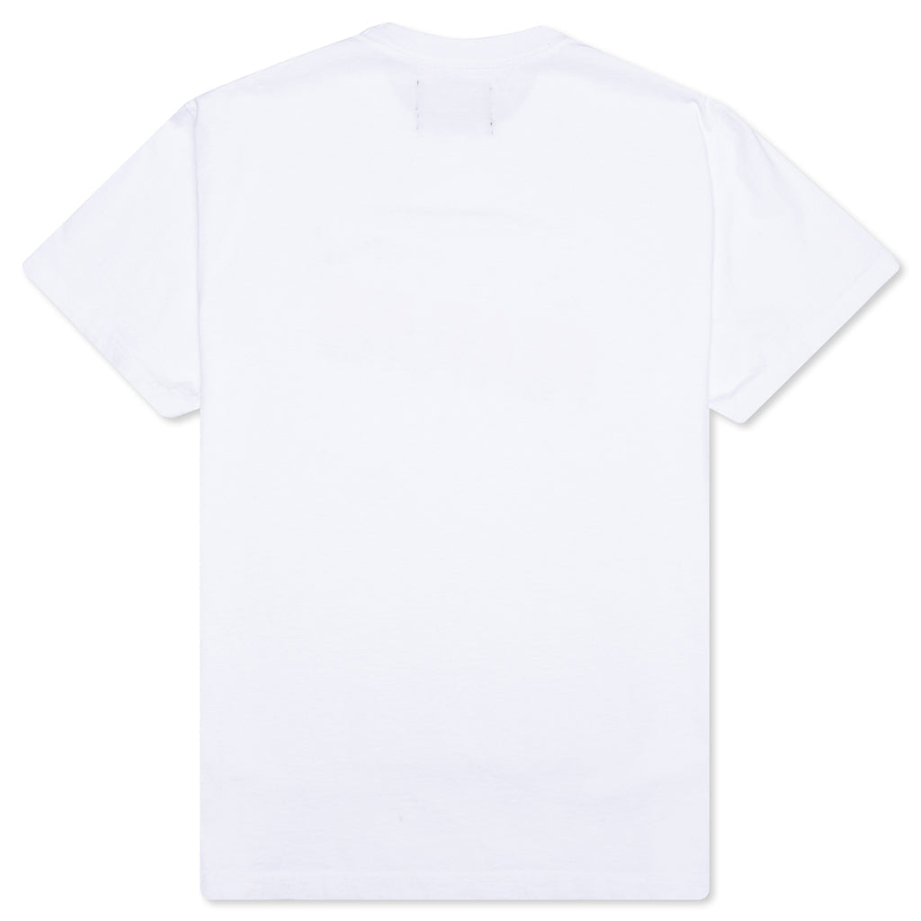 Block Tee - White