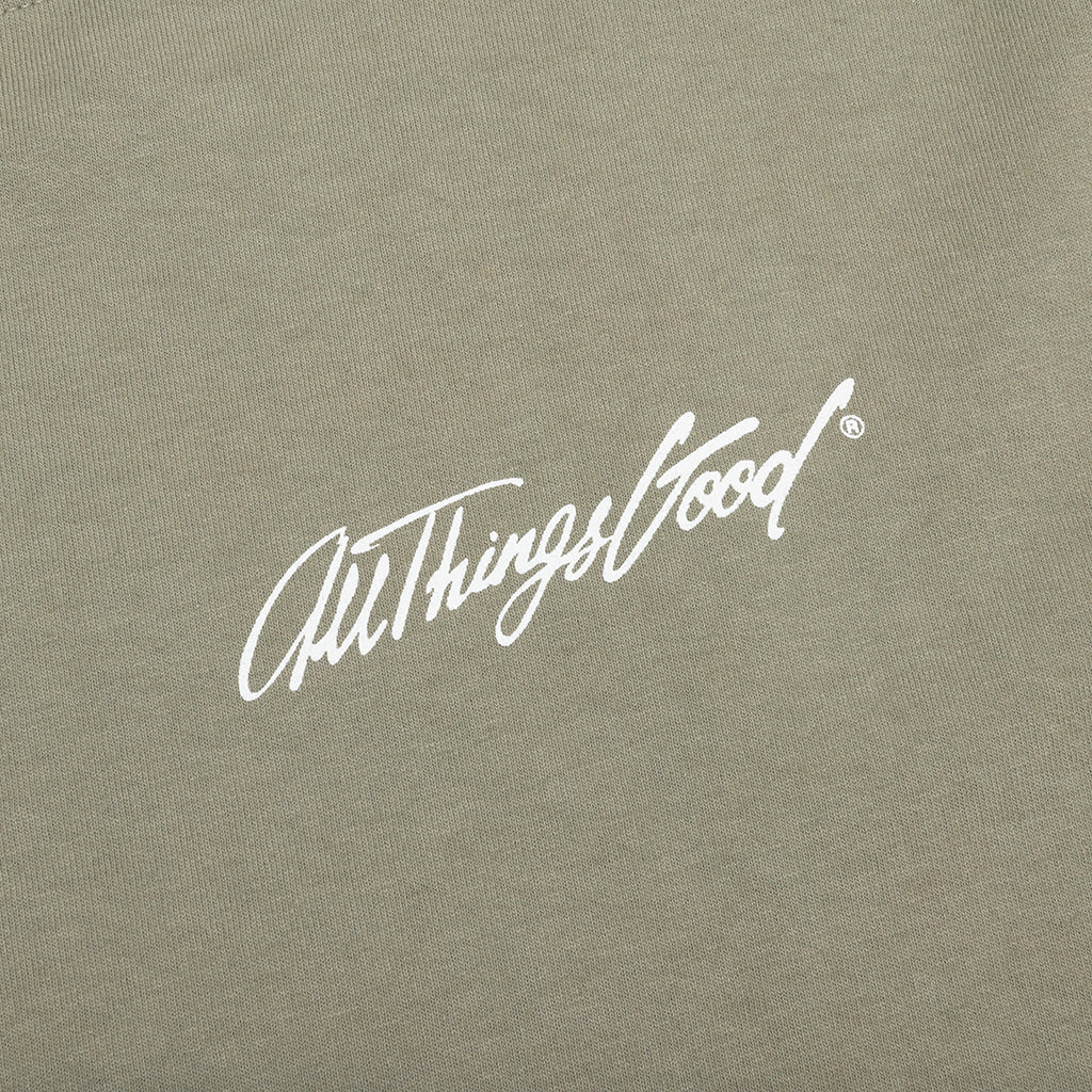 Cloud Tee - Oil Green