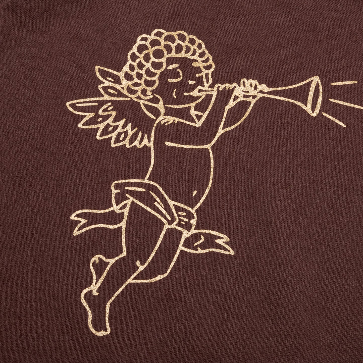 Trumpet L/S Tee - Bitter Chocolate