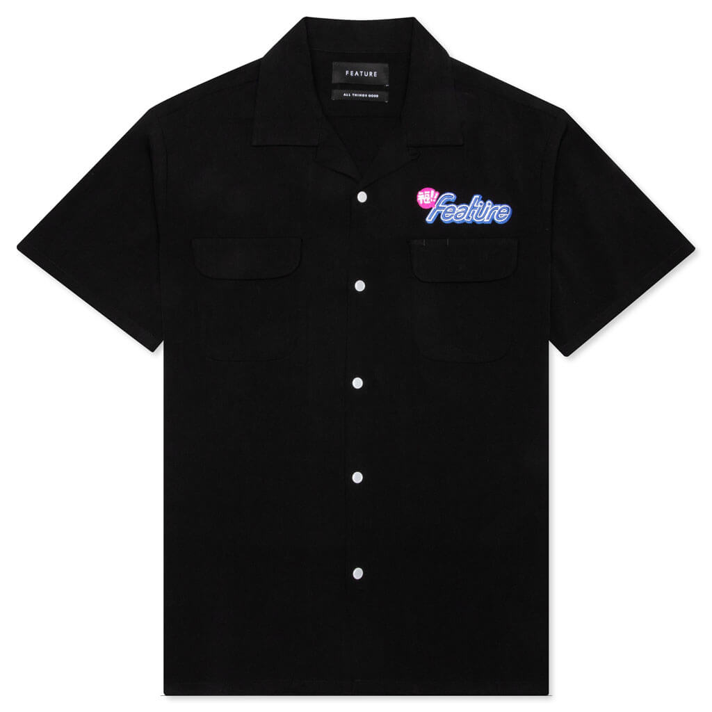 Feature x Fuku Burger Chef Shirt - Black