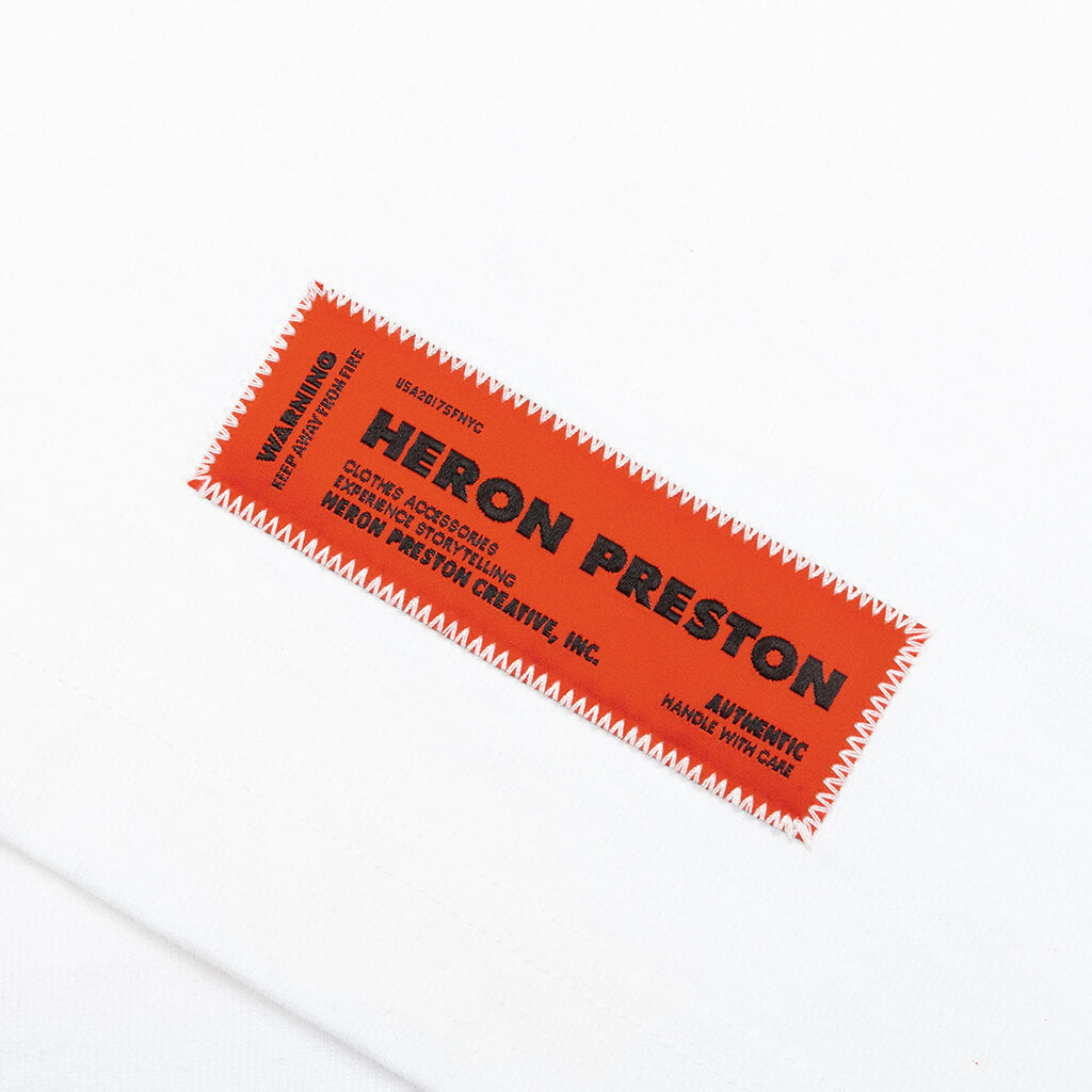Cutout S/S Tee - White/Orange
