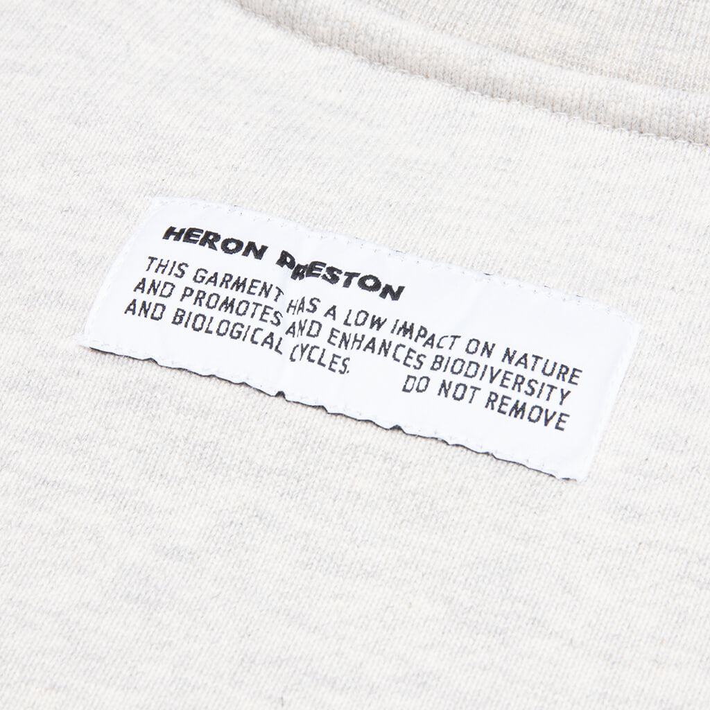 Heron Rainbow Crewneck - Grey Melange