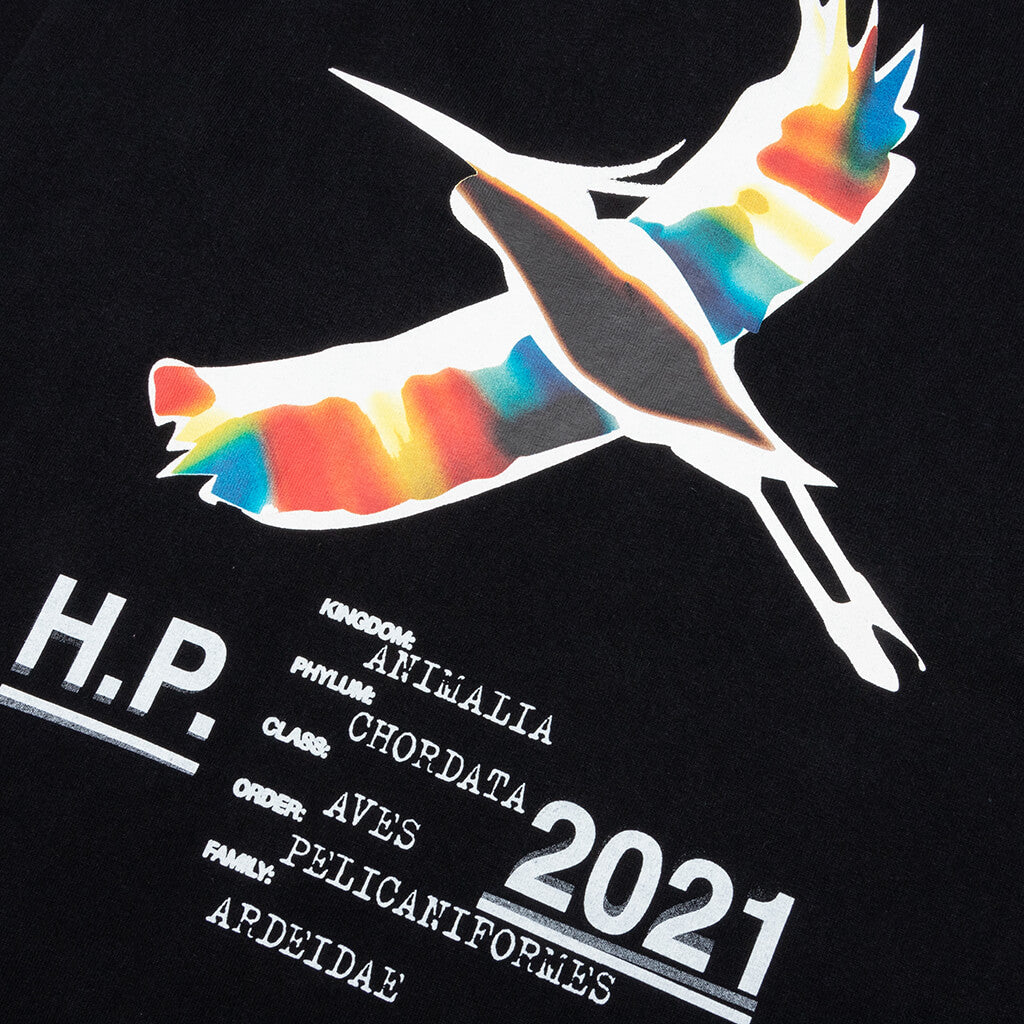 Heron Rainbow S/S Tee - Black/White