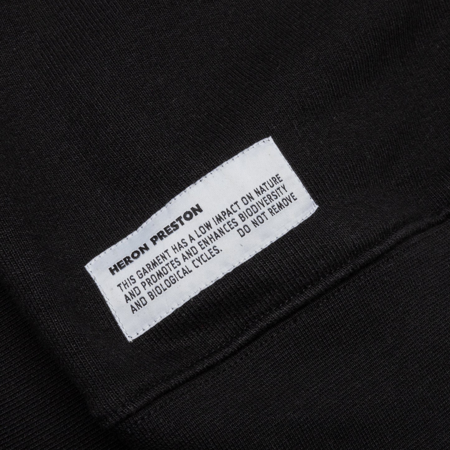 Hoodie Herons Litho - Black/Yellow