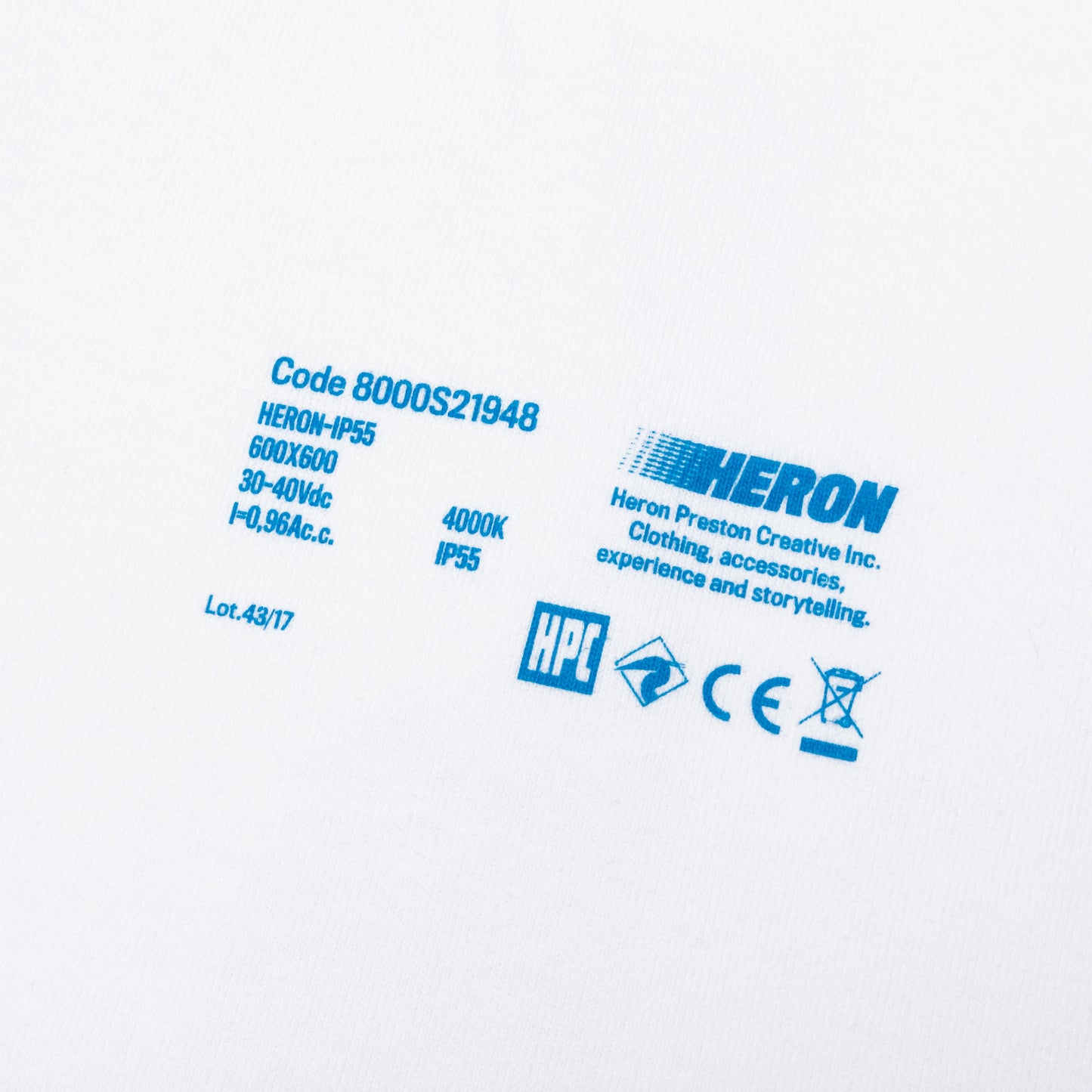 S/S Tee ES REG Metal Workers - White Light
