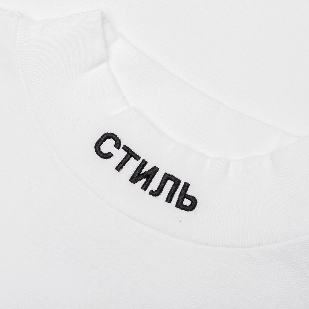 S/S Turtleneck Periodic - White/Red