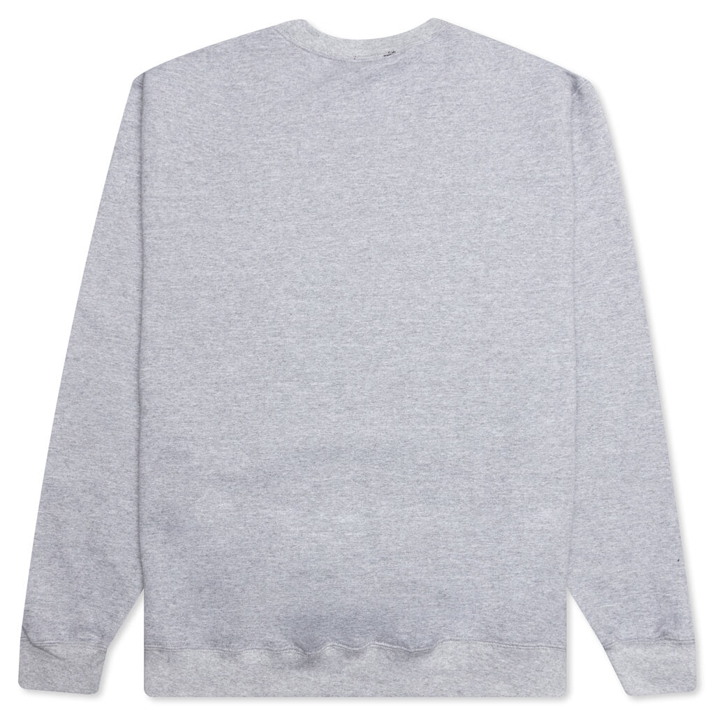 Fold Crewneck - Grey Heather
