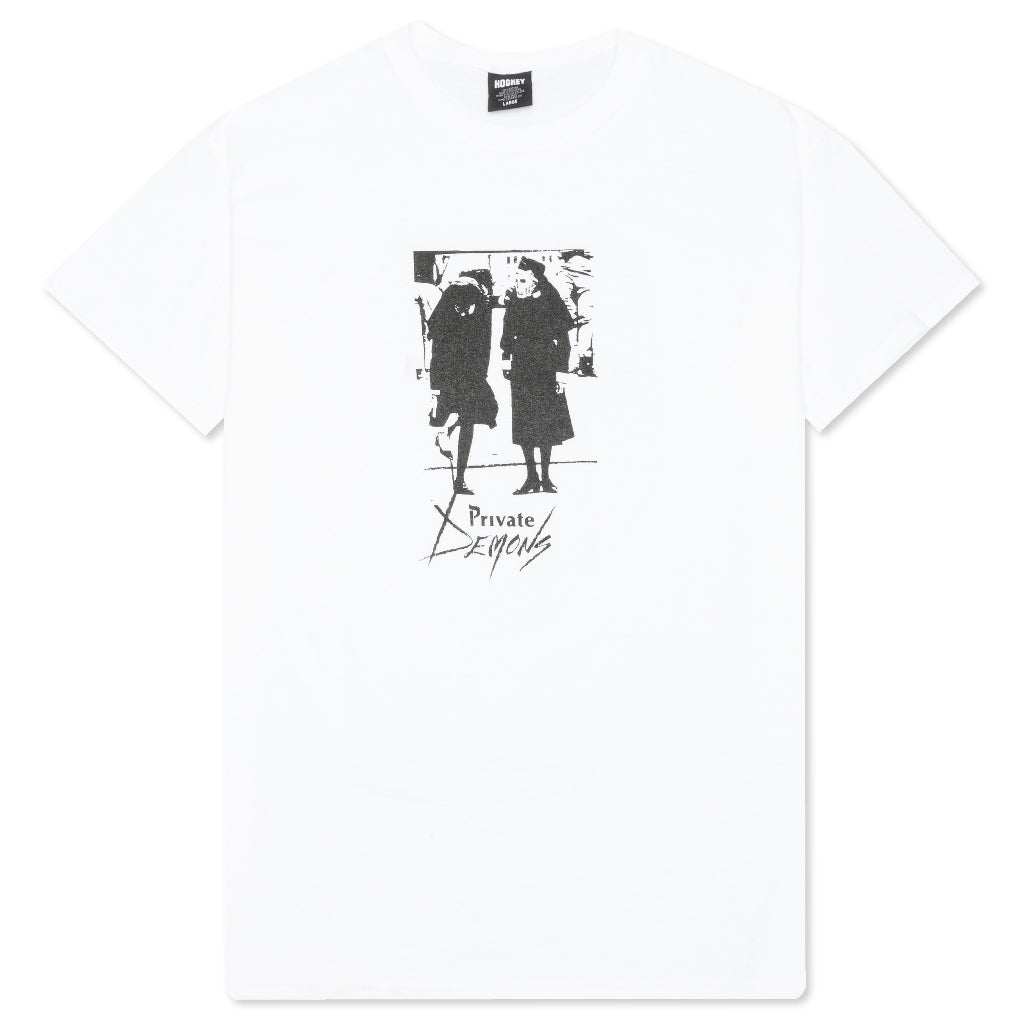 Private Demons Tee - White