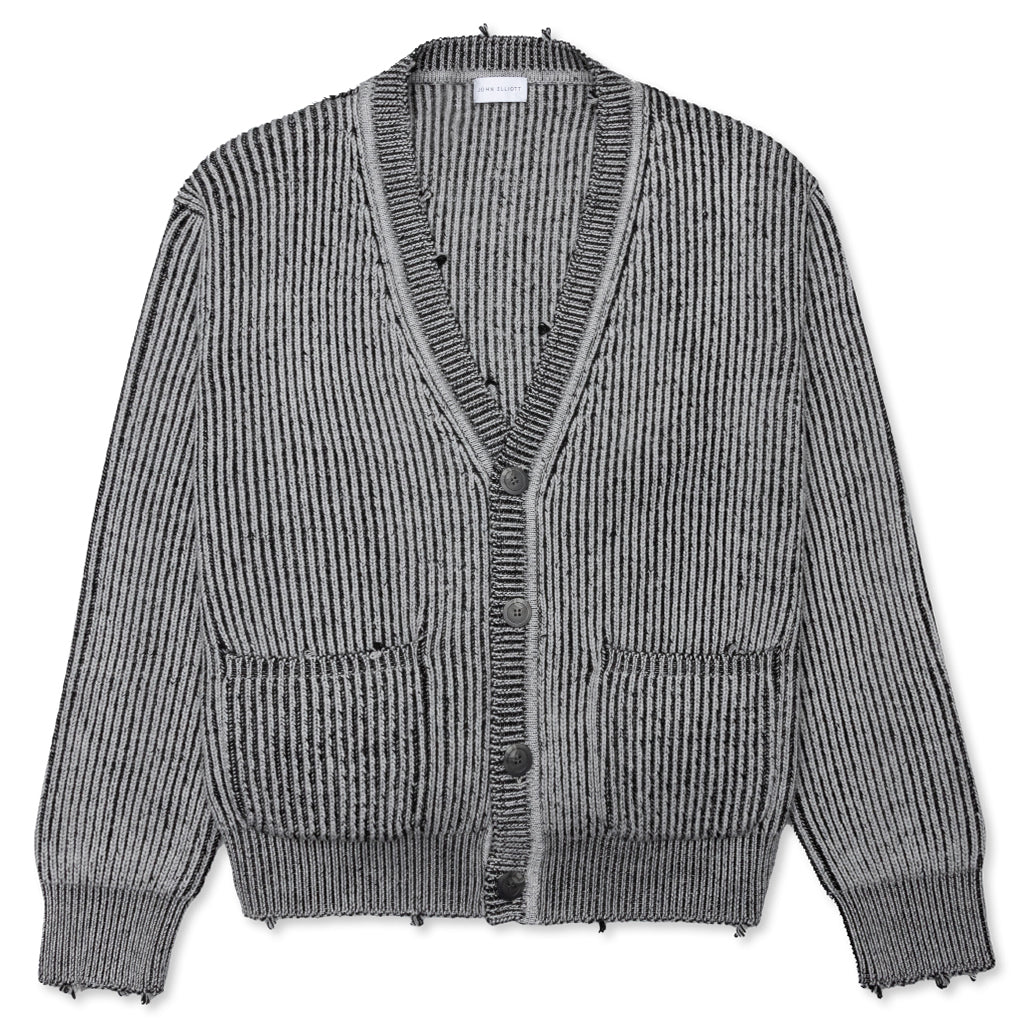 Structure Wool Knit Cardigan - Ash