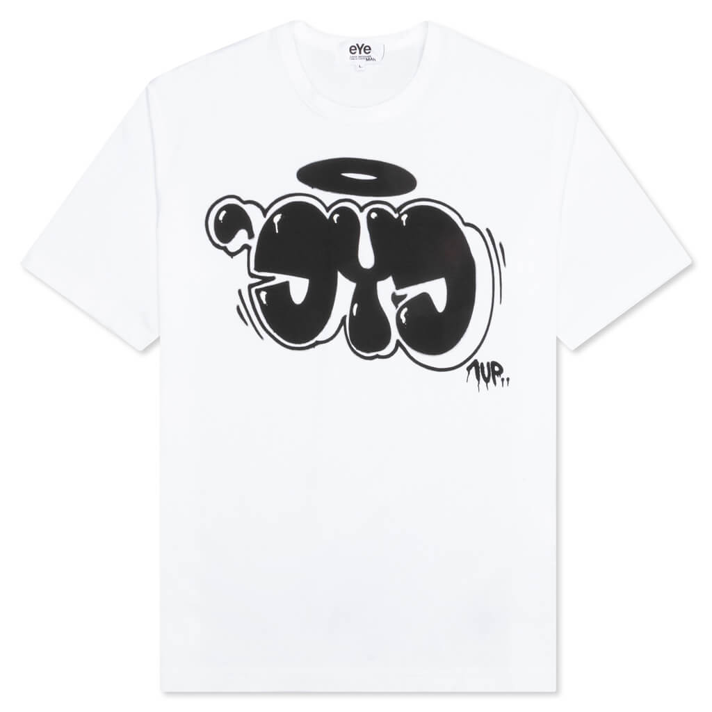 Disc T-Shirt - White/Black