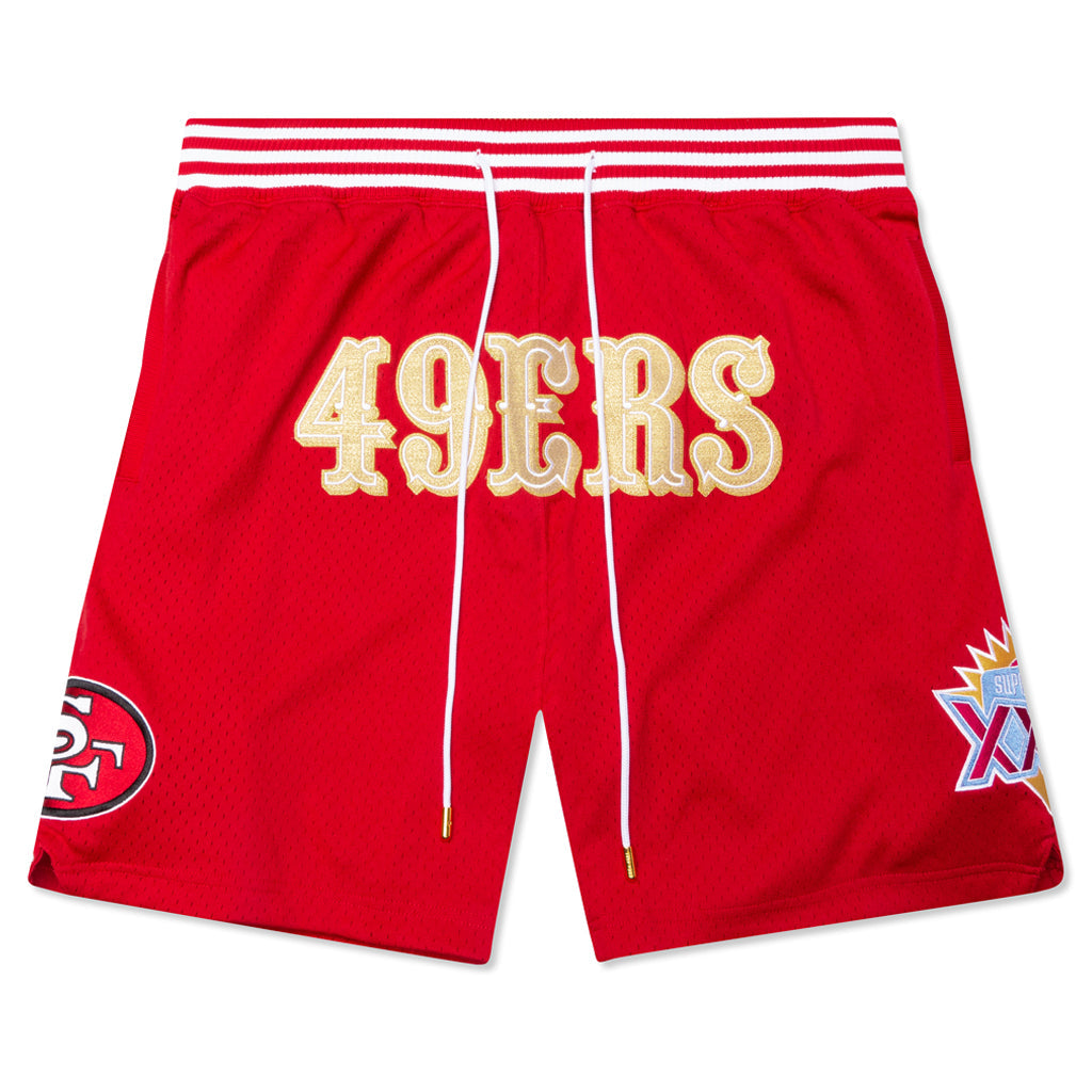 NFL Cali Gold Rush 49ers Short - Red