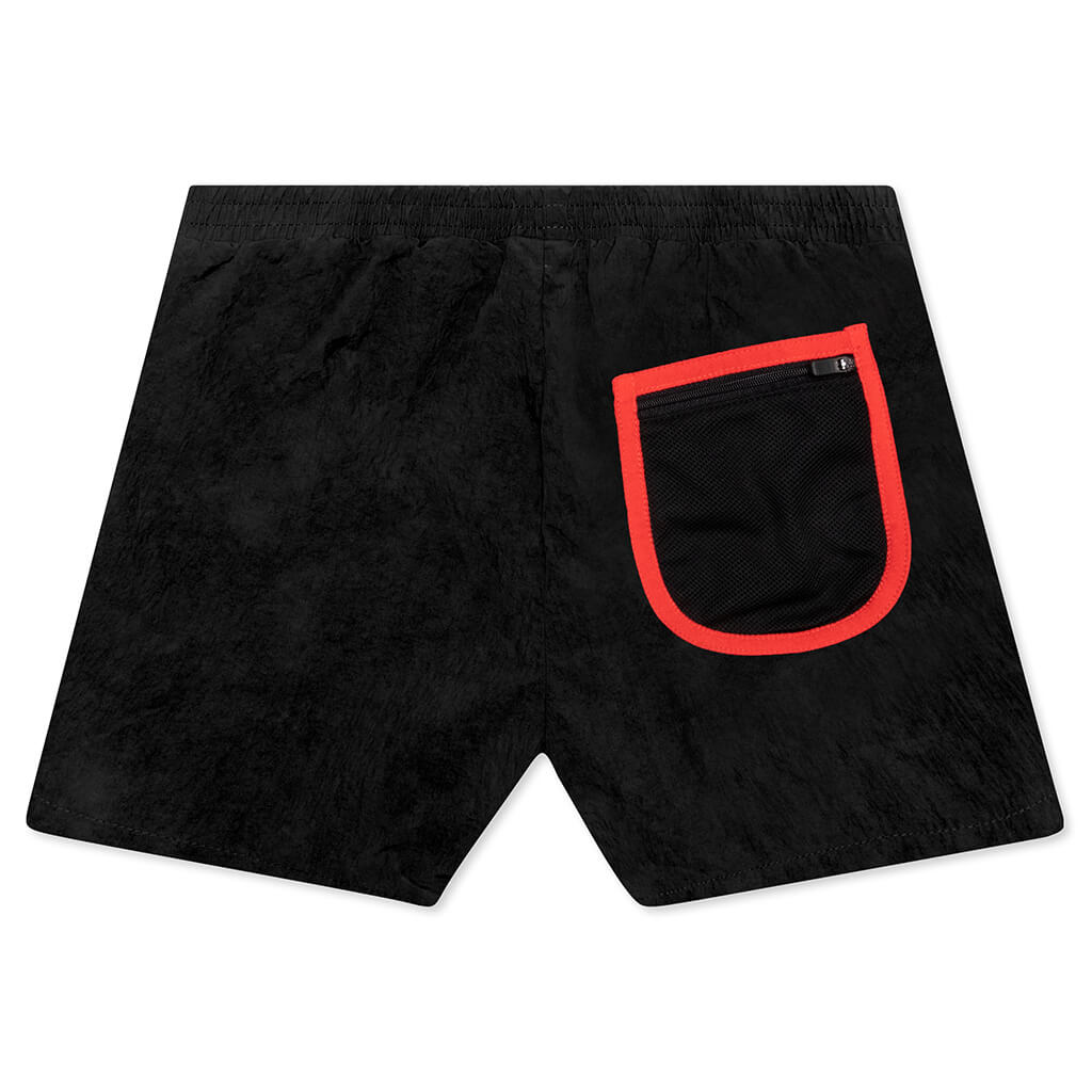 Authentic HB Ethan Swim Shorts - Black/Red