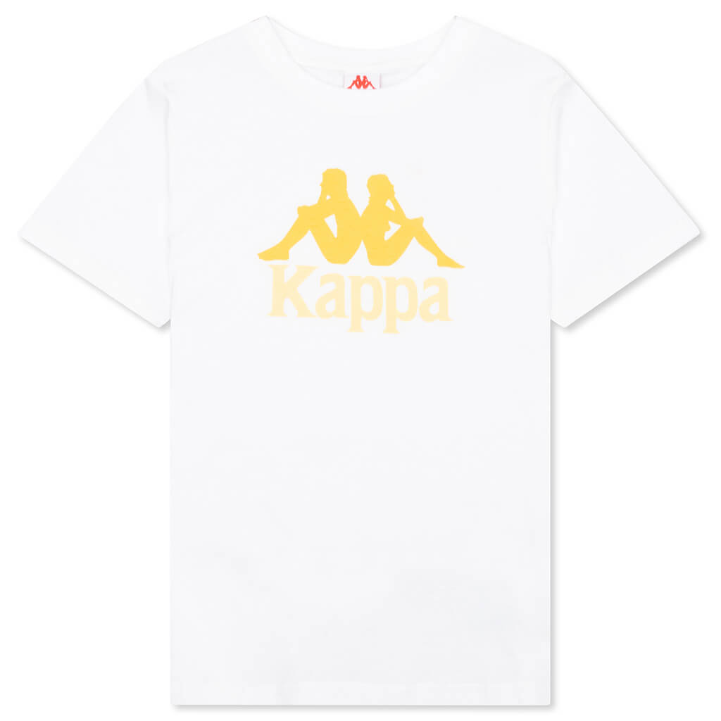 Kid's Authentic Estessi T-Shirt - White/Orange/Yellow