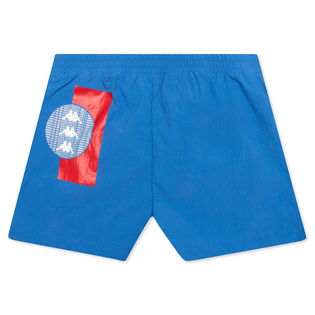 Kid's Authentic HB Ethan Swim Short - Royal Blue/Red