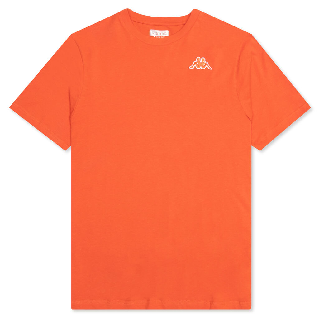 Logo Caferok T-Shirt - Orange Smutty