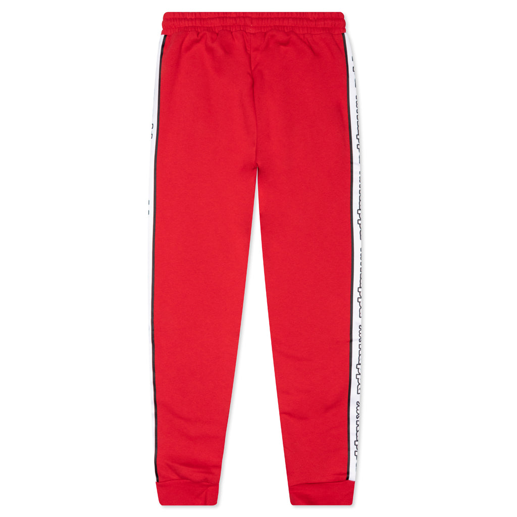 Logo Tape Anira Sweatpants - Red/White