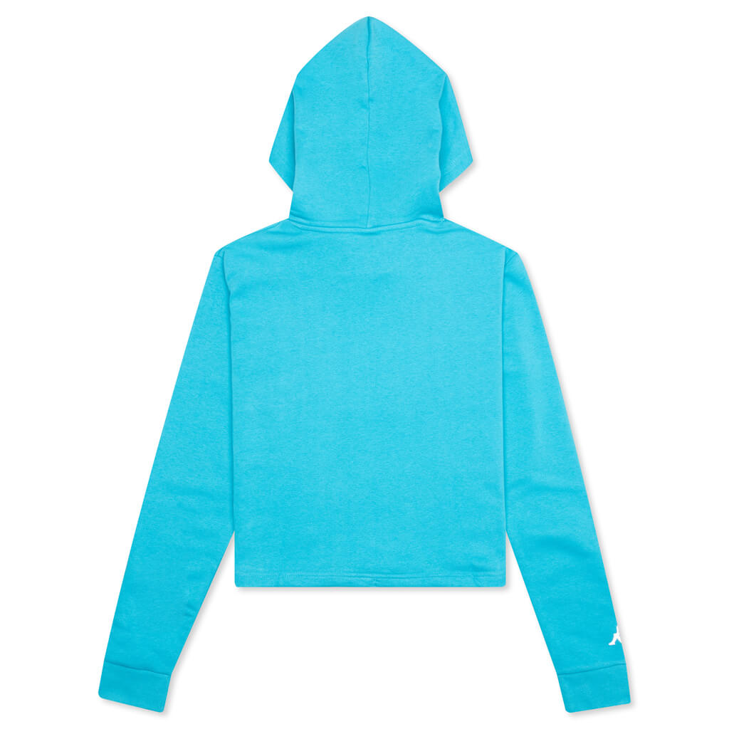 Women's Authentic Pop Elanta Hoodie - Green Sea/White