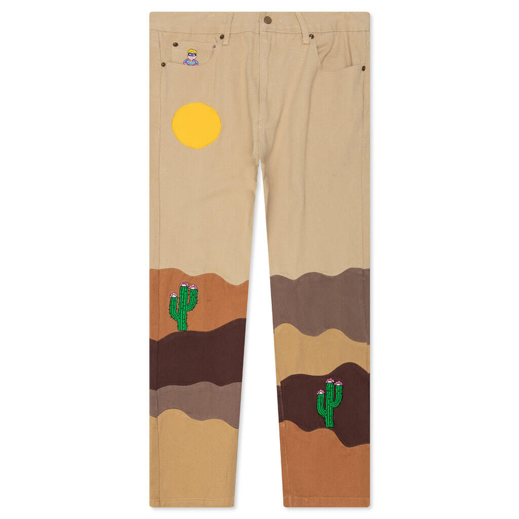 Desert Landscape Trousers - Brown
