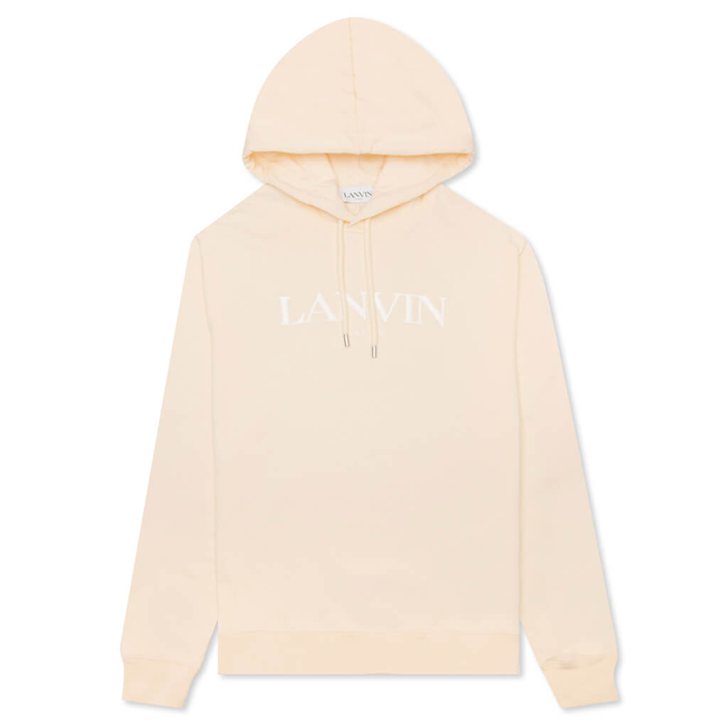 Embroidered Hoodie - Cream