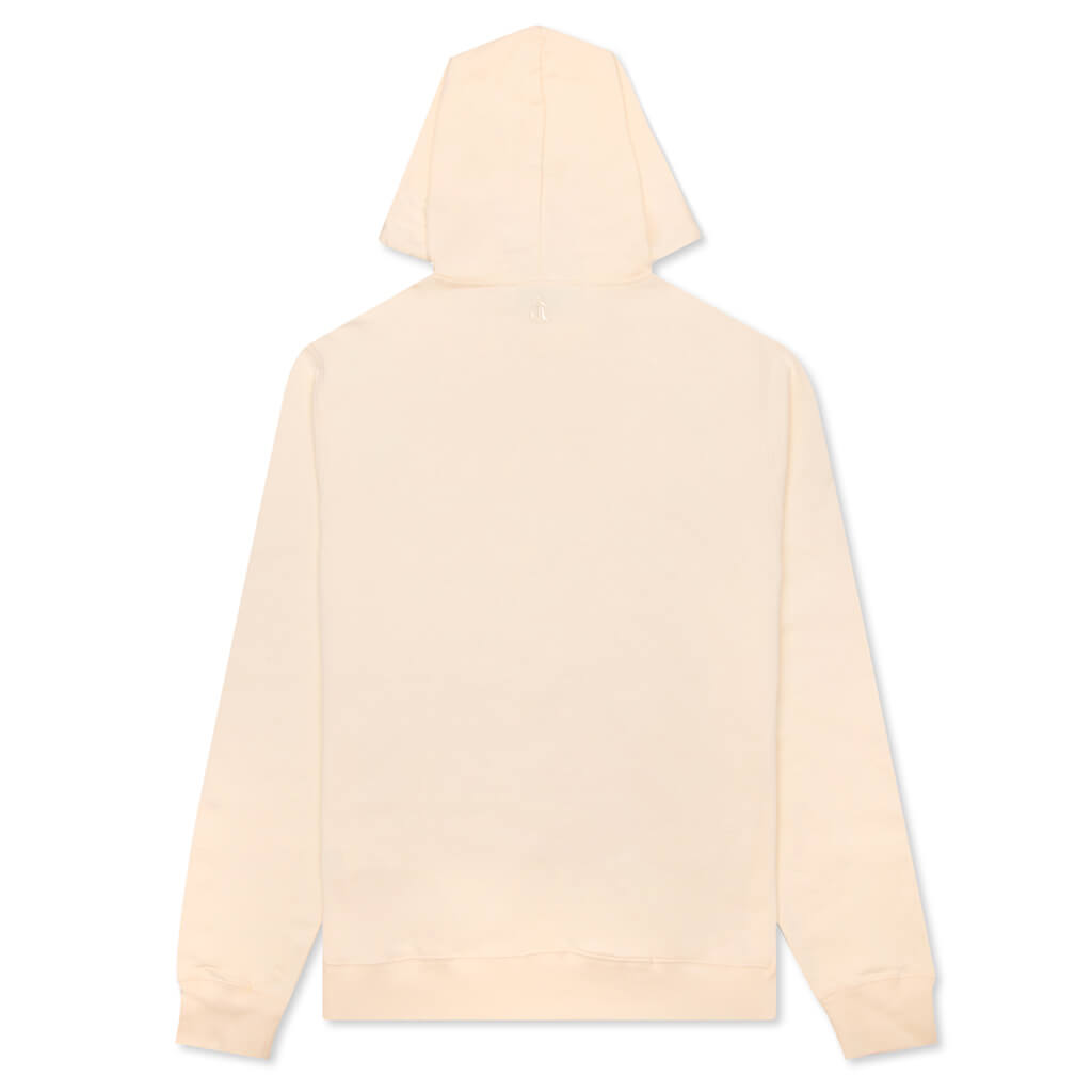 Embroidered Hoodie - Cream