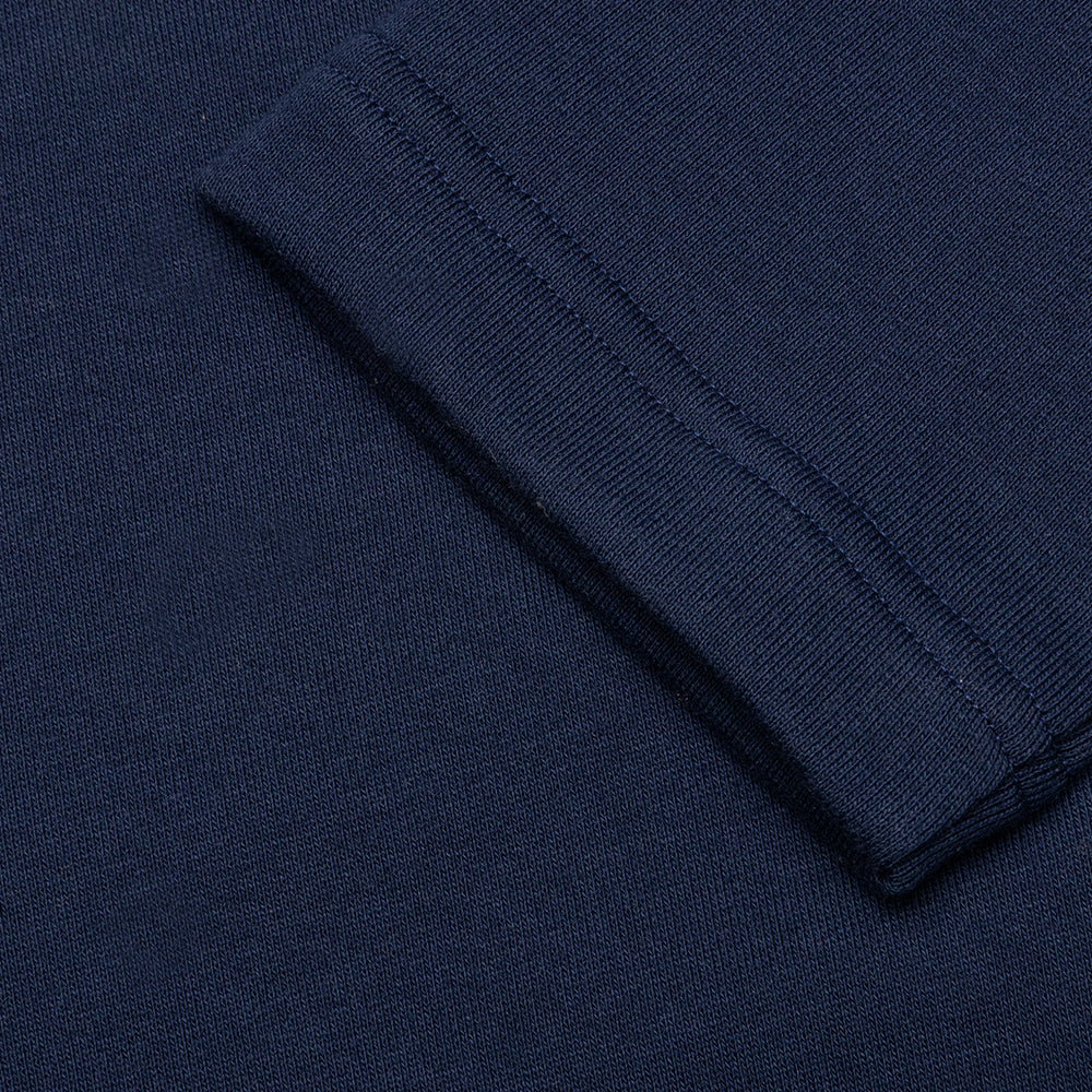 Embroidered Hoodie - Navy