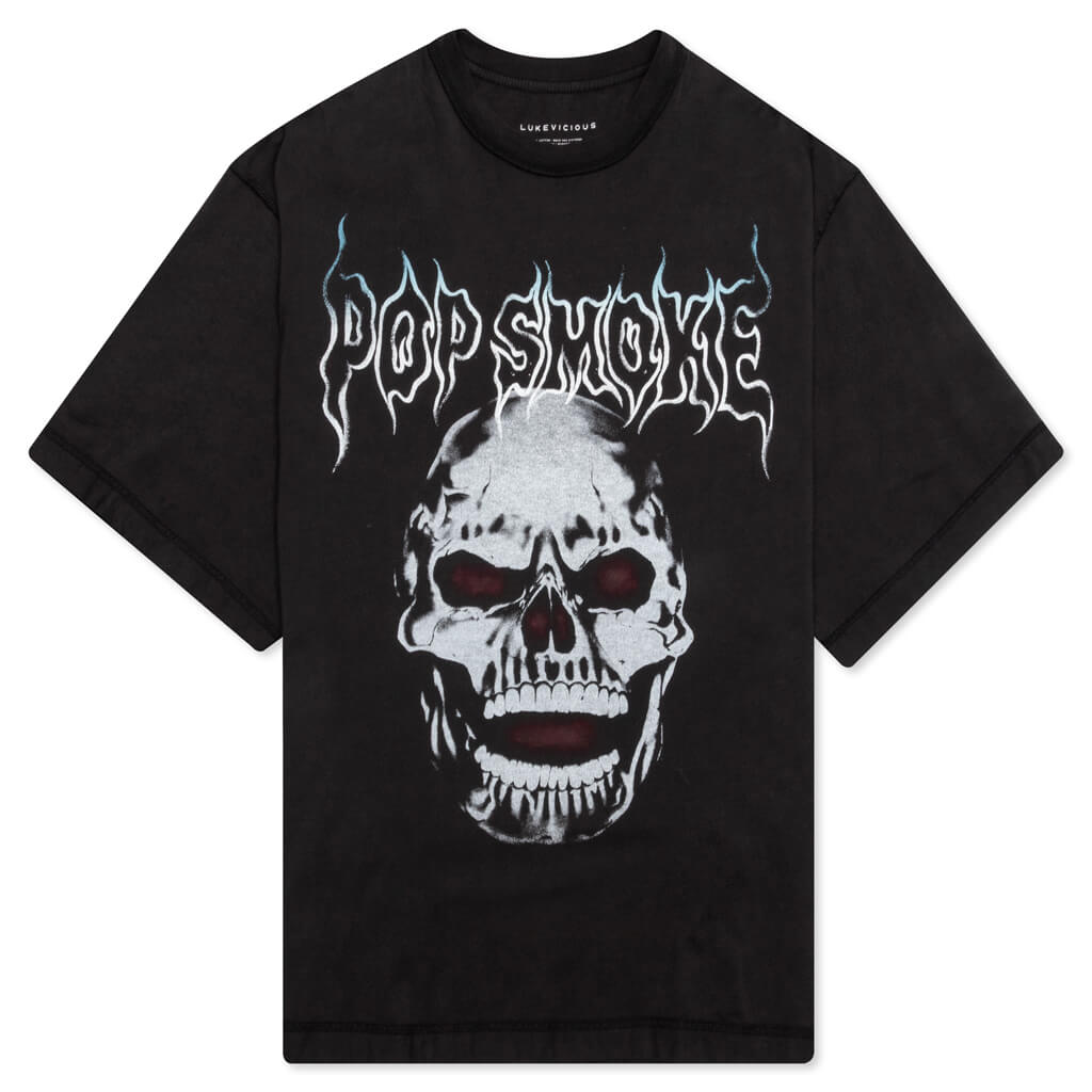 Pop Smoke Tee - Off Black