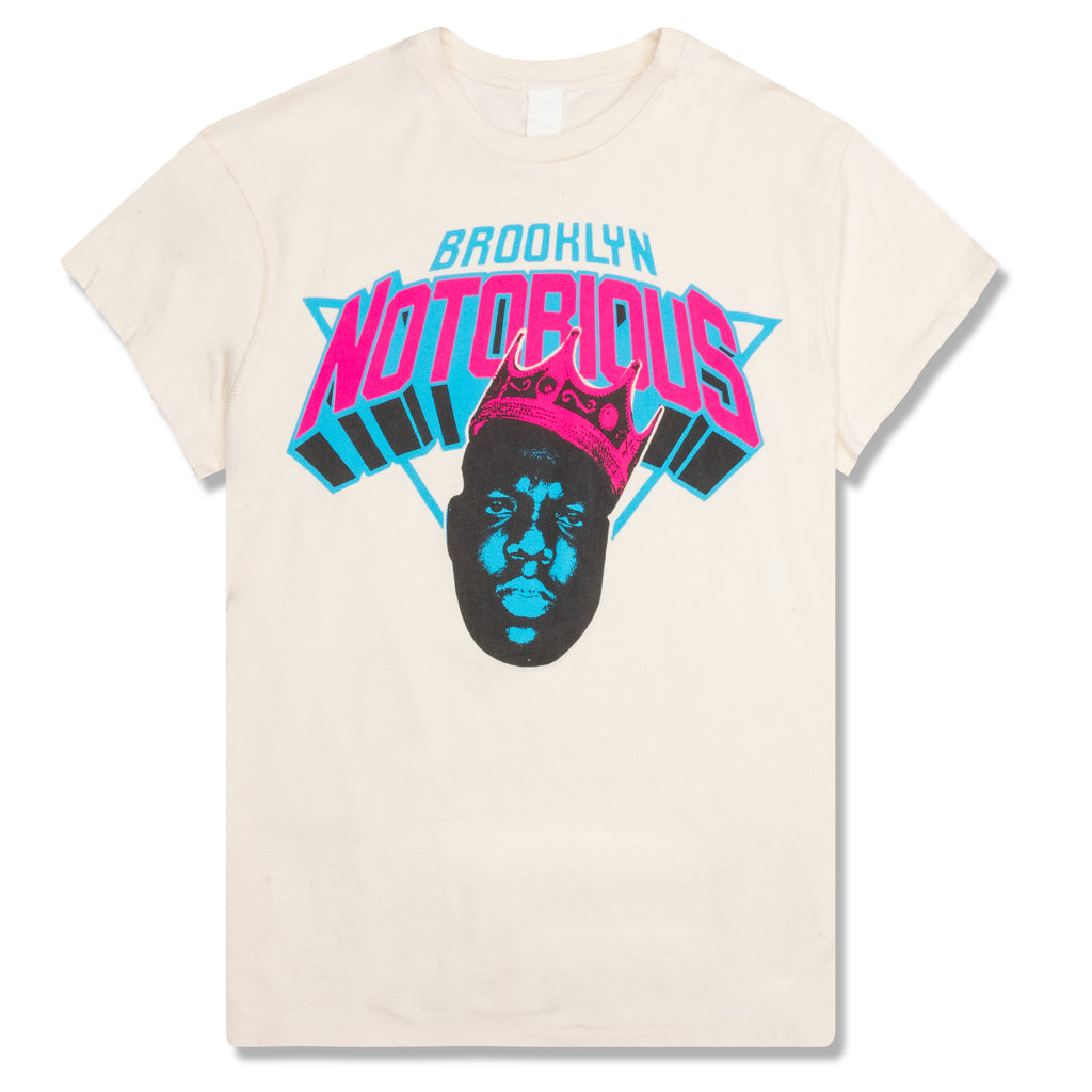 Brooklyn Notorious Crew Tee - Dirty White