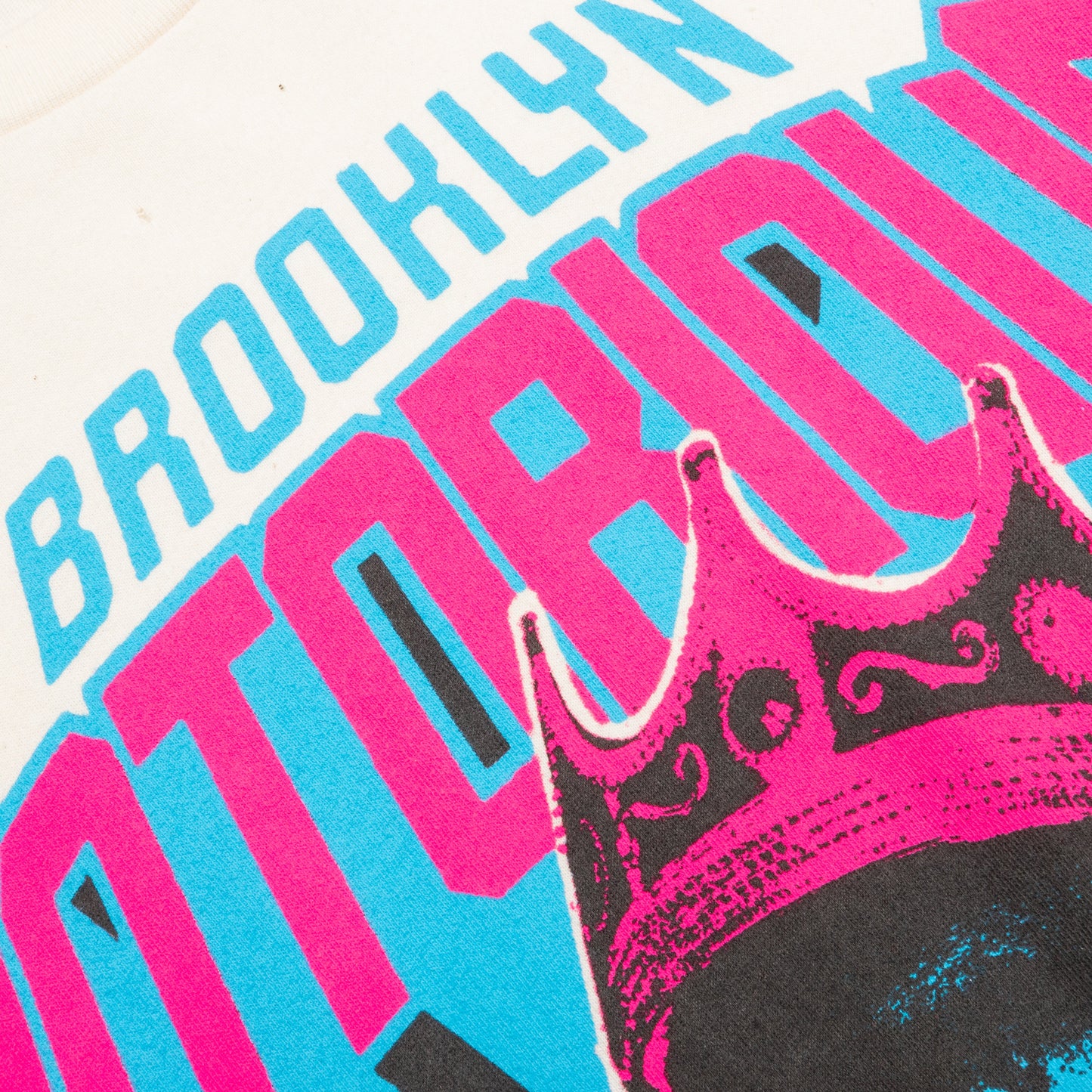 Brooklyn Notorious Crew Tee - Dirty White