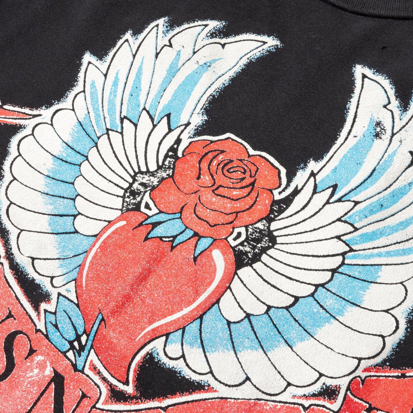 Guns N Roses Crew Tee - Coal Pigment