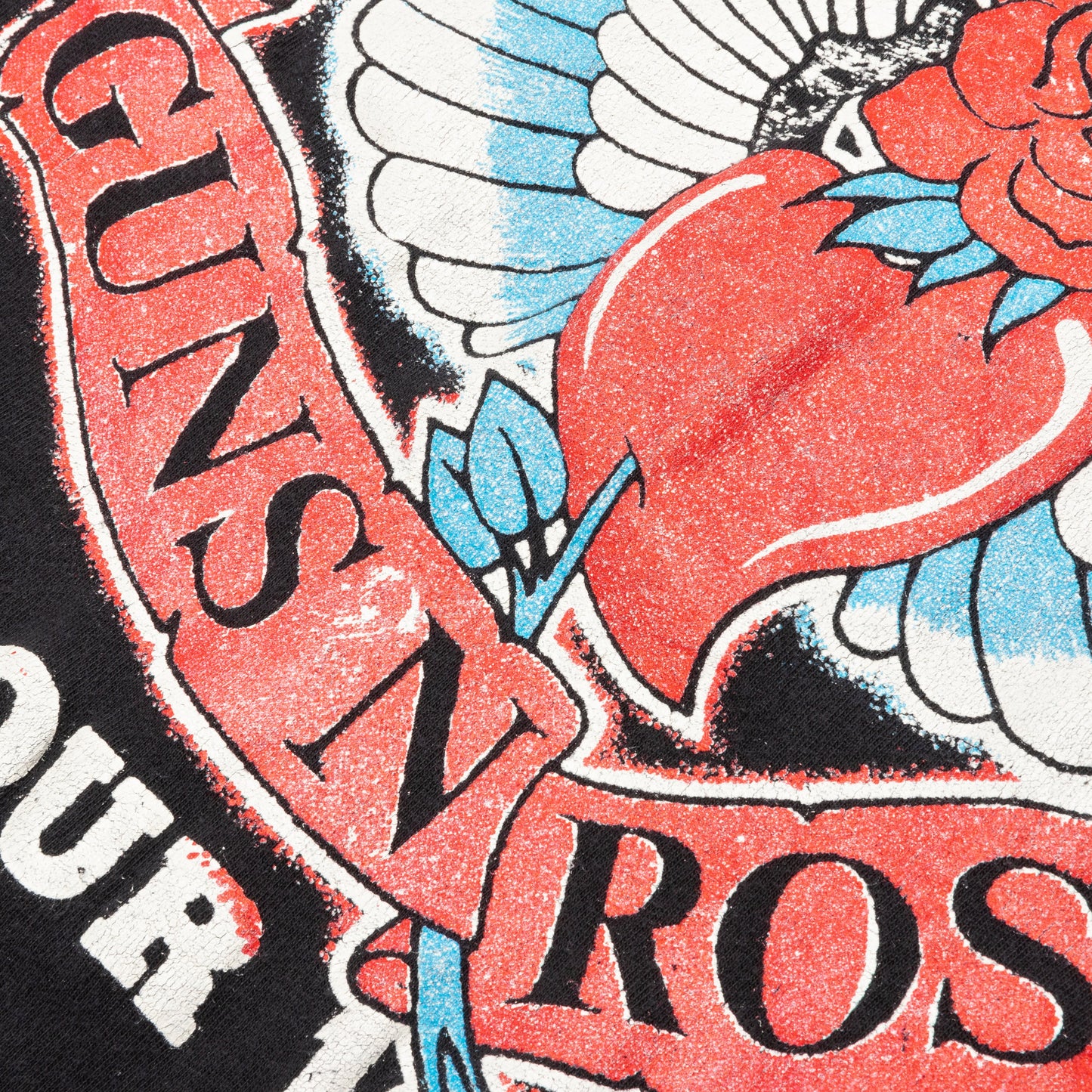 Guns N Roses Crew Tee - Coal Pigment