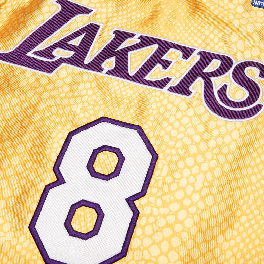 Kobe Bryant Los Angeles Lakers Reversible Jersey - Light Gold