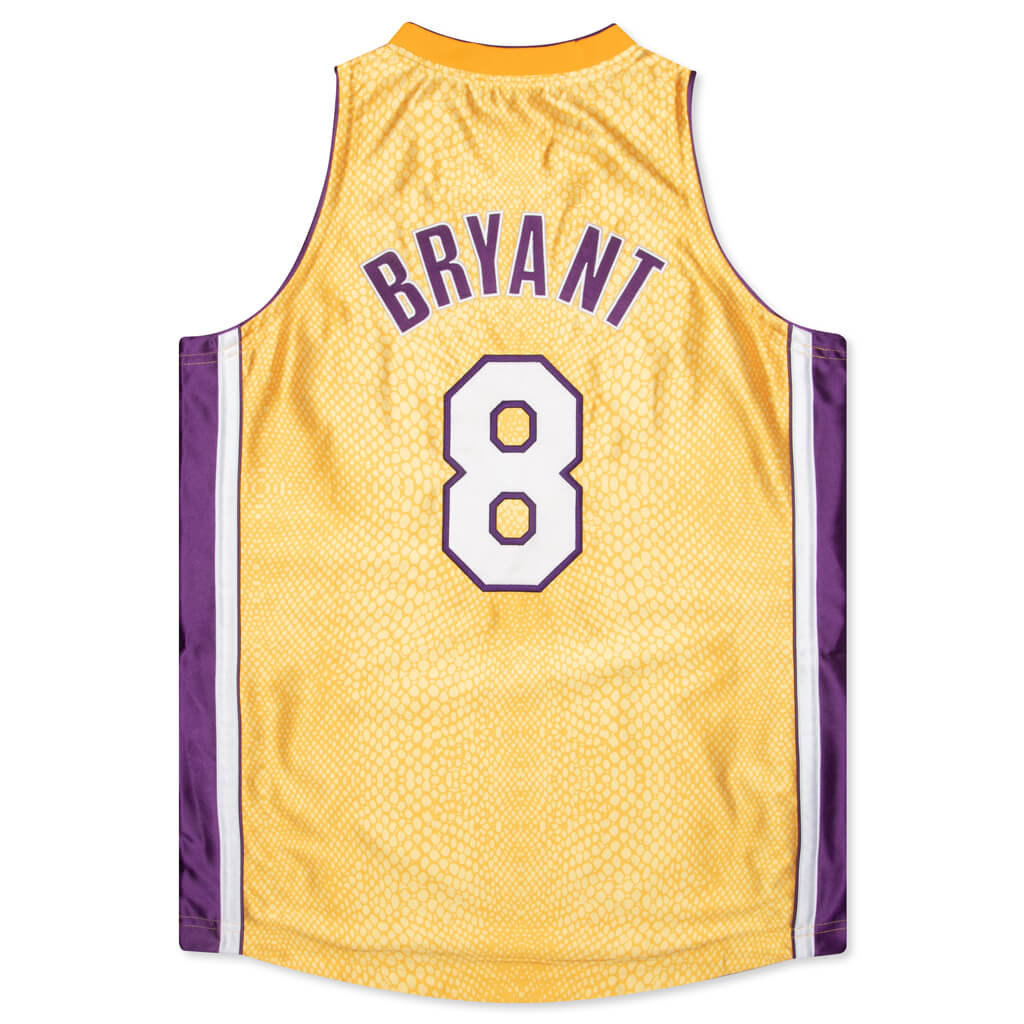 Kobe Bryant Los Angeles Lakers Reversible Jersey - Light Gold