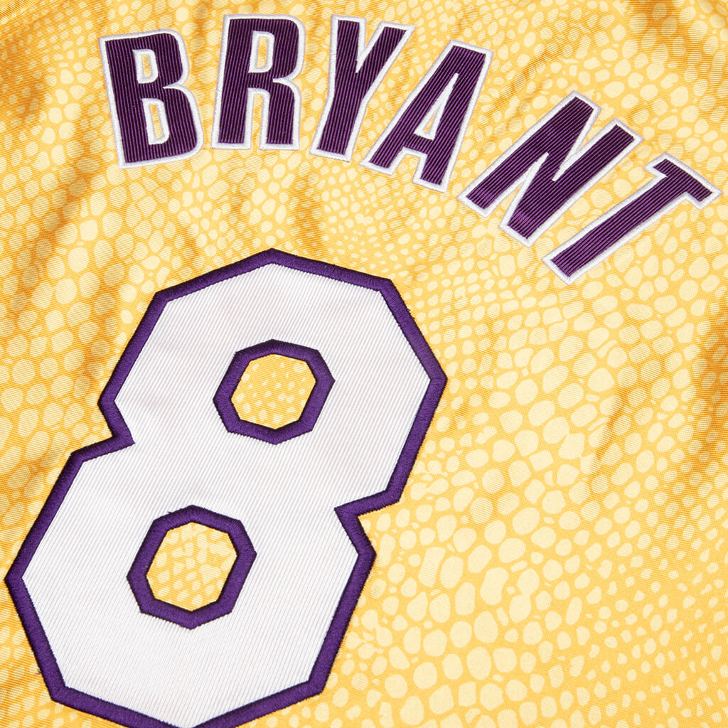 Kobe Bryant Los Angeles Lakers Reversible Jersey - Light Gold