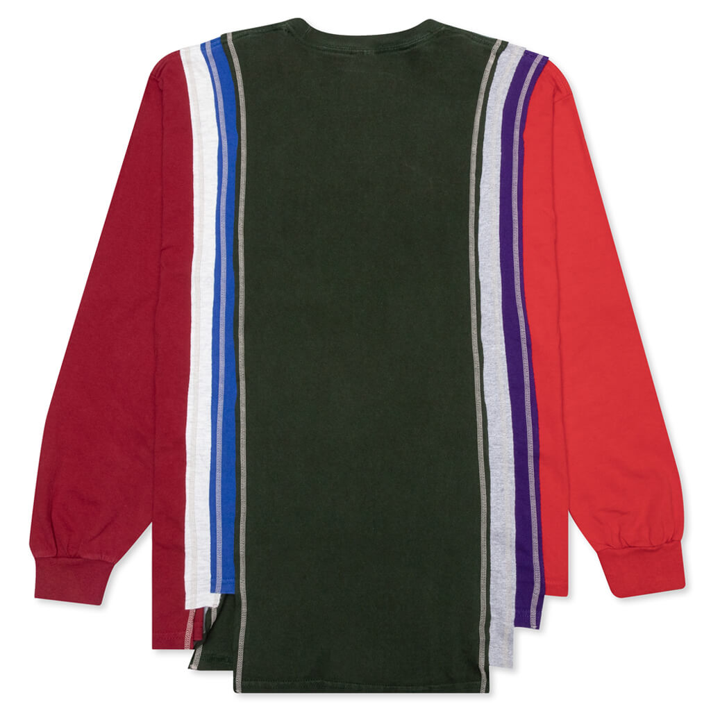 College 7 Cuts L/S Tee - Sage Michigan