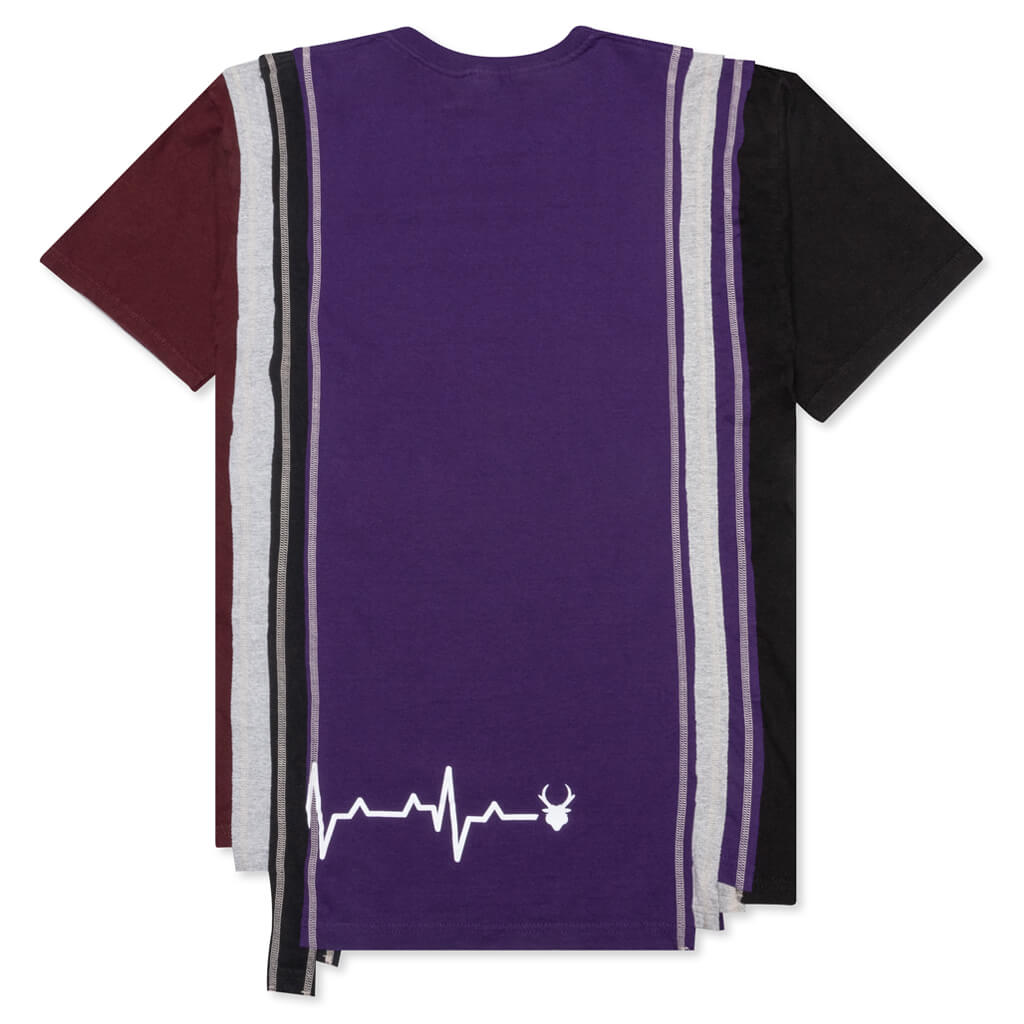 College 7 Cuts S/S Tee - Purple Grand