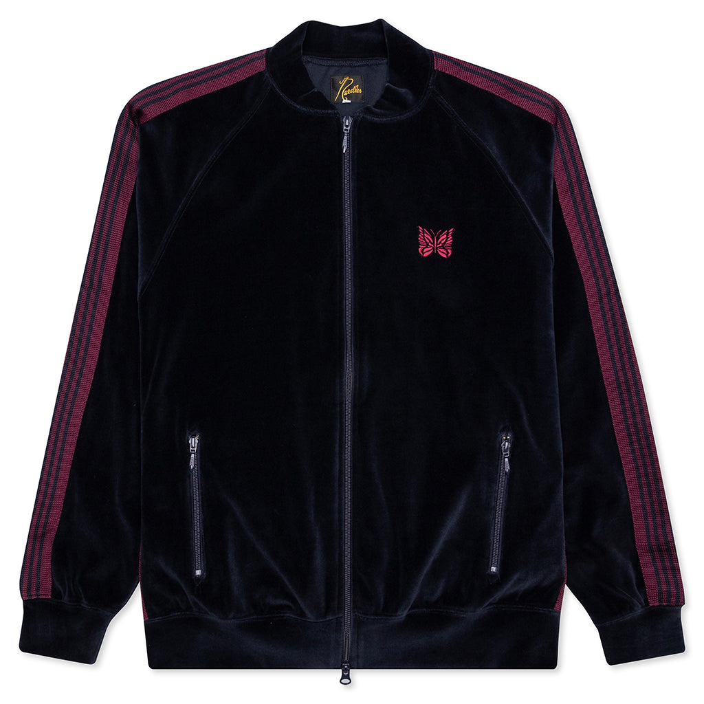 R.C. Velour Track Jacket - Navy