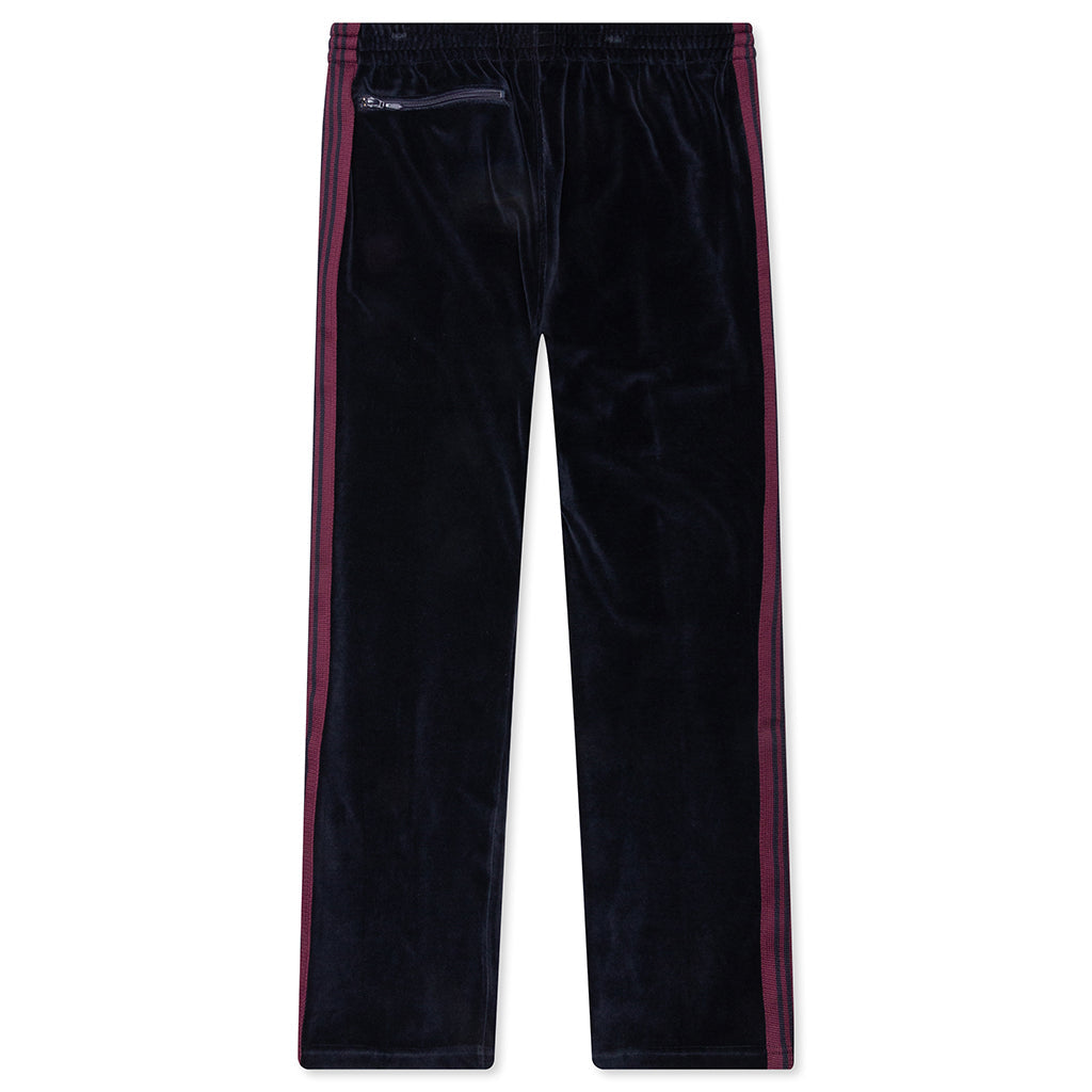 R.C. Velour Narrow Track Pant - Navy