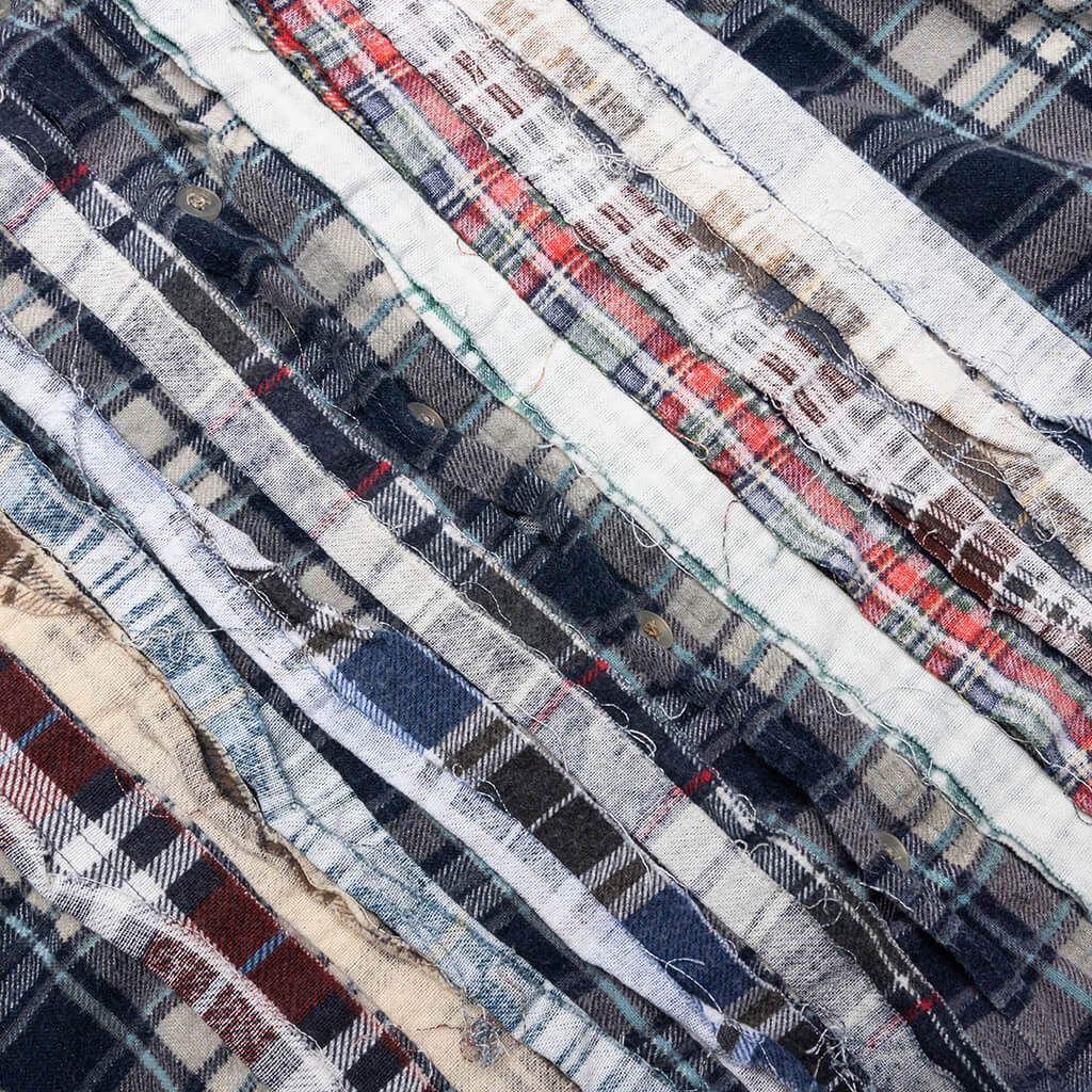 Ribbon Shirt - Blue/White