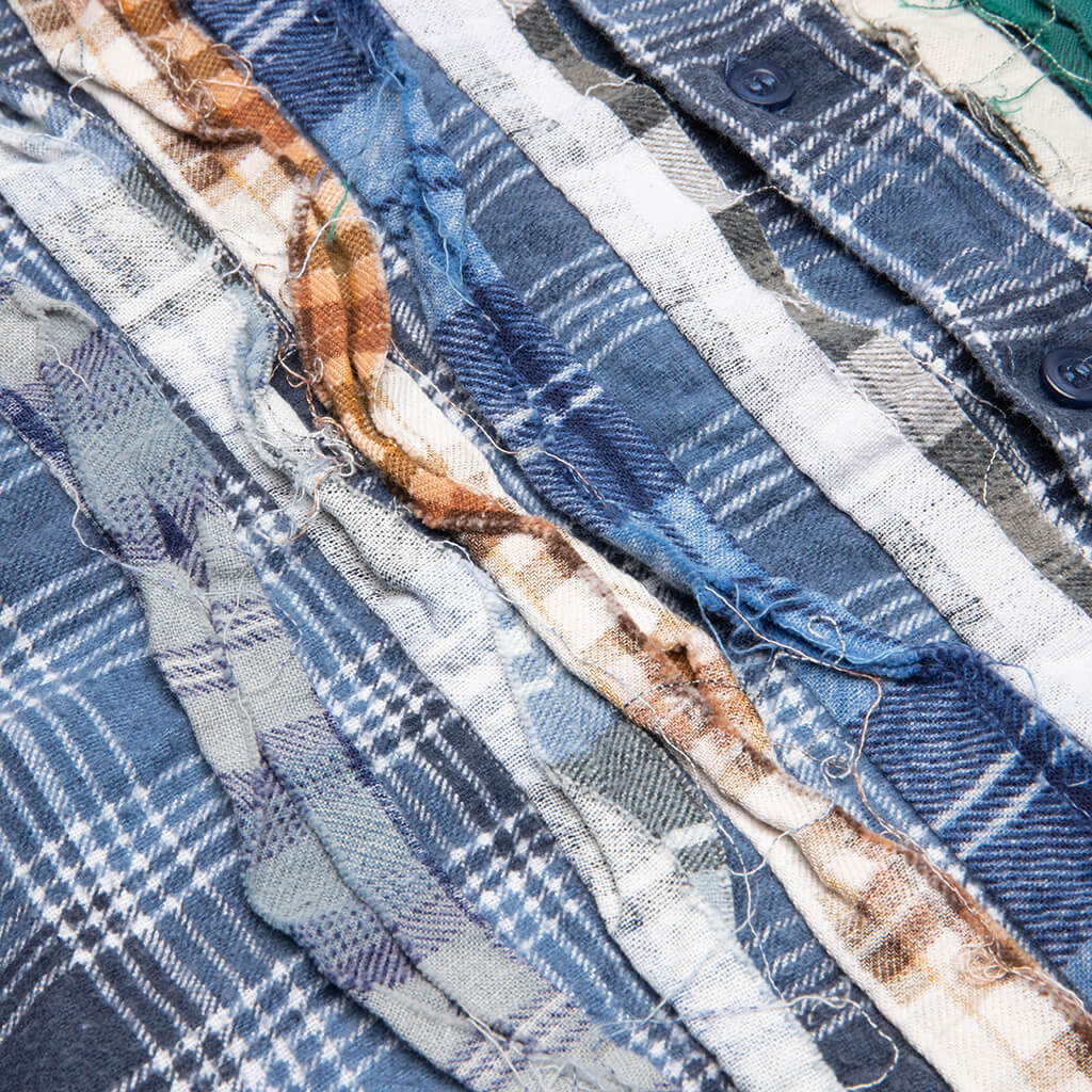 Ribbon Shirt - Blue/White